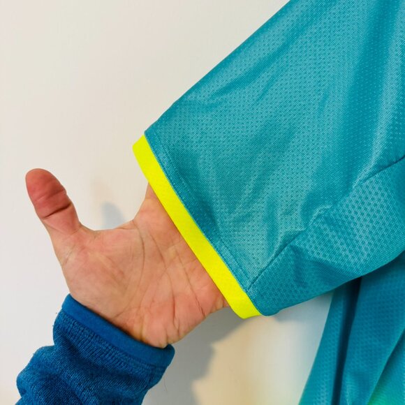 Specialized Turquoise Yellow Ombre SL Pro Jersey Short Sleeve Cycle Top Size XL - Picture 5 of 8